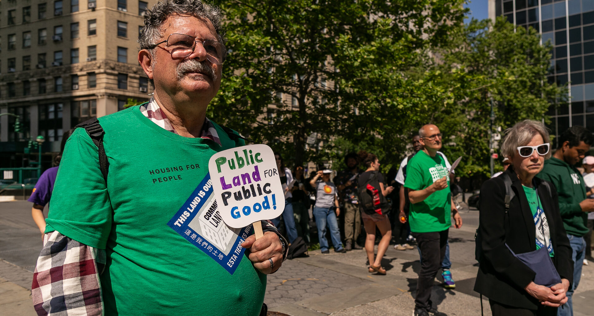 social housing bills rally