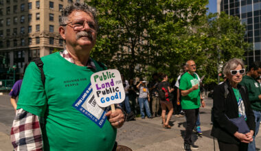 social housing bills rally