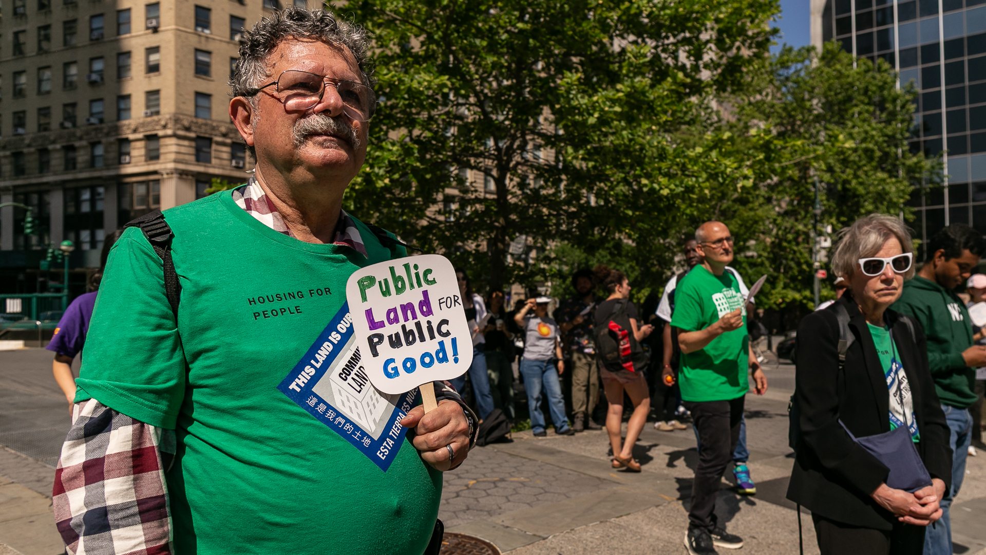 social housing bills rally
