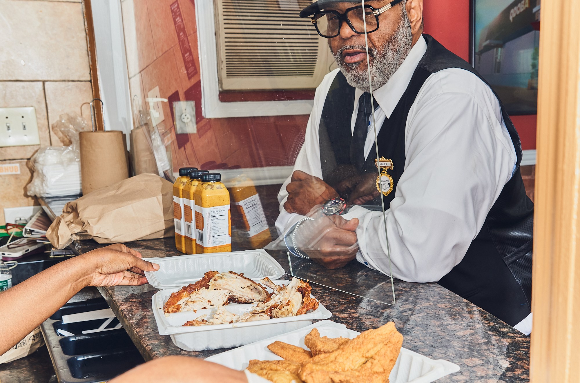 A regular customer at Johnson’s.