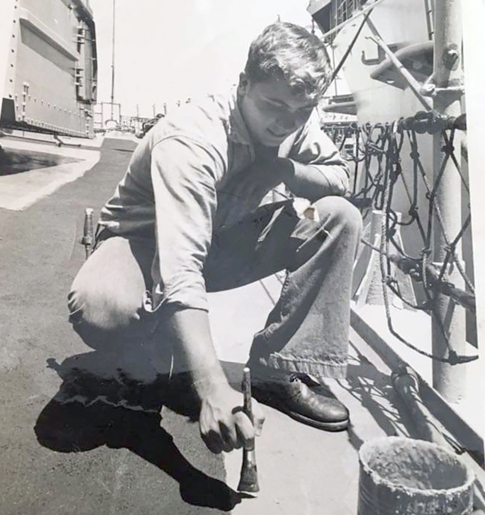 Michael Battiloro served in the United States Navy, aboard the USS Keppler, Vietnam from 1969 to 1971. (Submitted by Jennifer Battiloro)