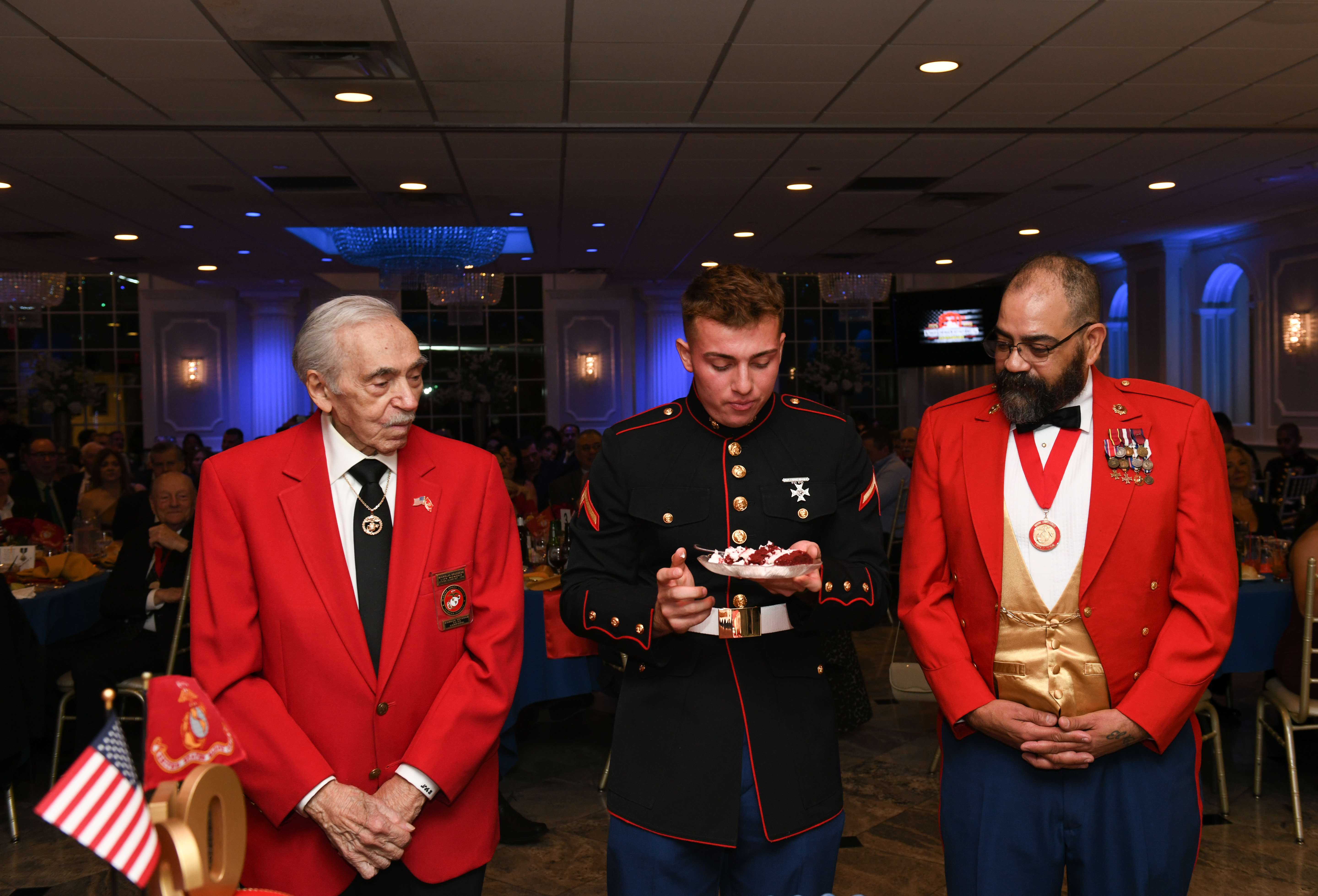 The Sgt. Angel Mendez Marine Corps League Detachment 246 celebrated the 250th Anniversary of the Marine Corps at LiGreci's Staaten on Nov.7, 2025.(Steve White for the Advance/SILive.com)