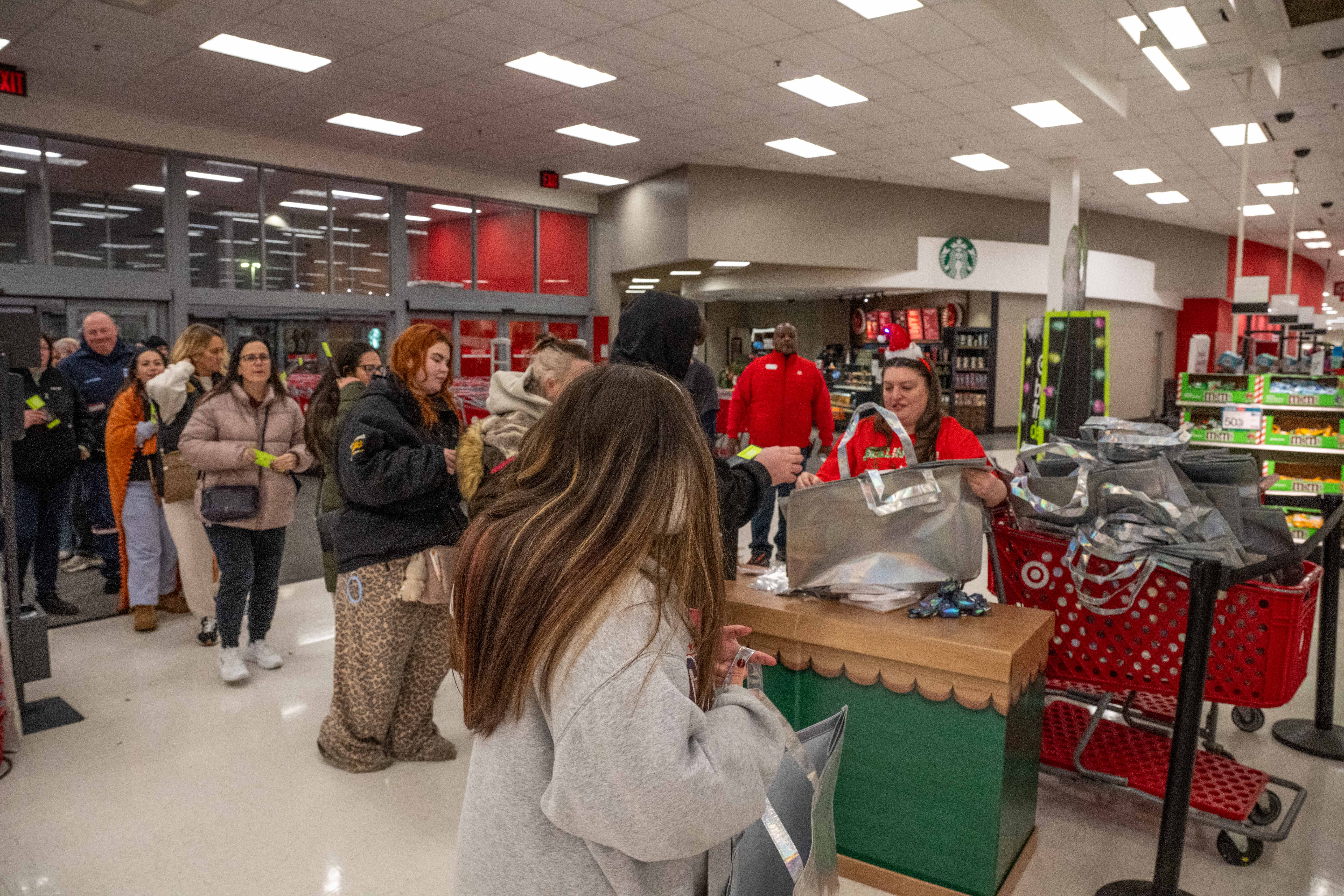 Shoppers flock to Target at the Bricktown Shopping Center on Friday, November 28, 2025, in Charleston. (Owen Reiter for the Advance/SILive.com)