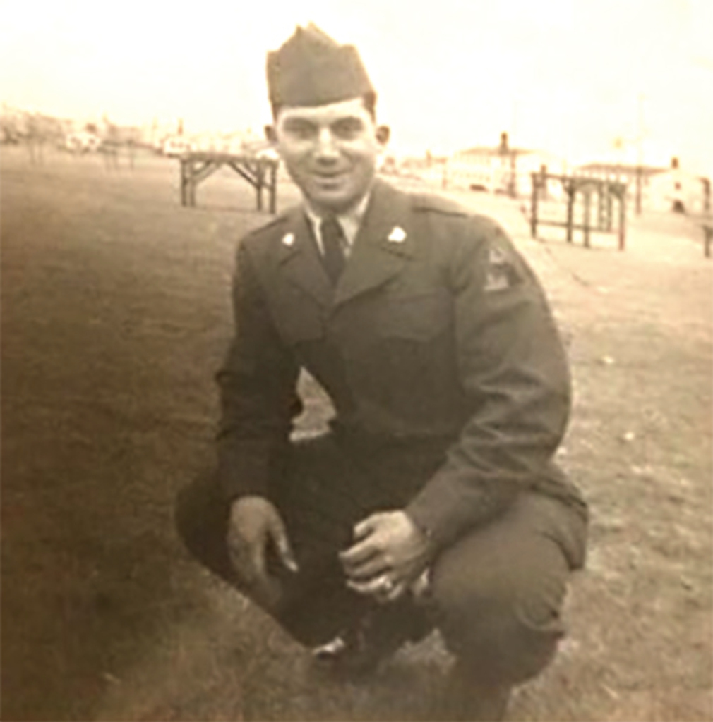 Private First Class (Pfc) Charles A. Navarino, of Dongan Hills, served in the United States Army, during the Korean War. He was stationed in Anchorage, Alaska, where he was chosen as the Jeep driver for the corporals and higher ups. Photo circa 1952-53. (Submitted by Kayla Simas)