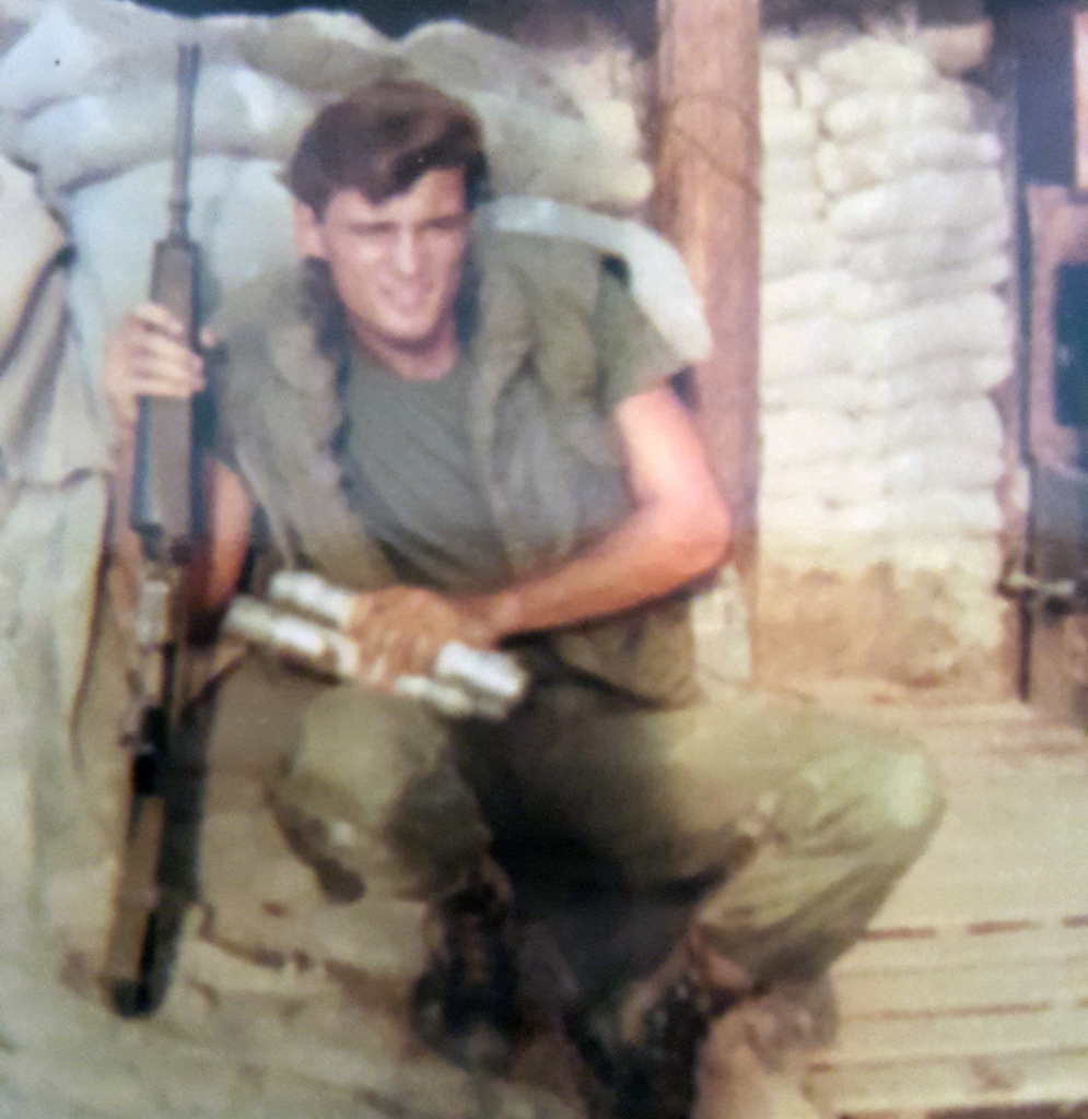 Dan Buchheit of Dongan Hills, served in the US Army 25th Inf. Div., Tay Ninh R.V.N., 1969-1970. Picture taken in 1970. (Submitted by DDB0256)
