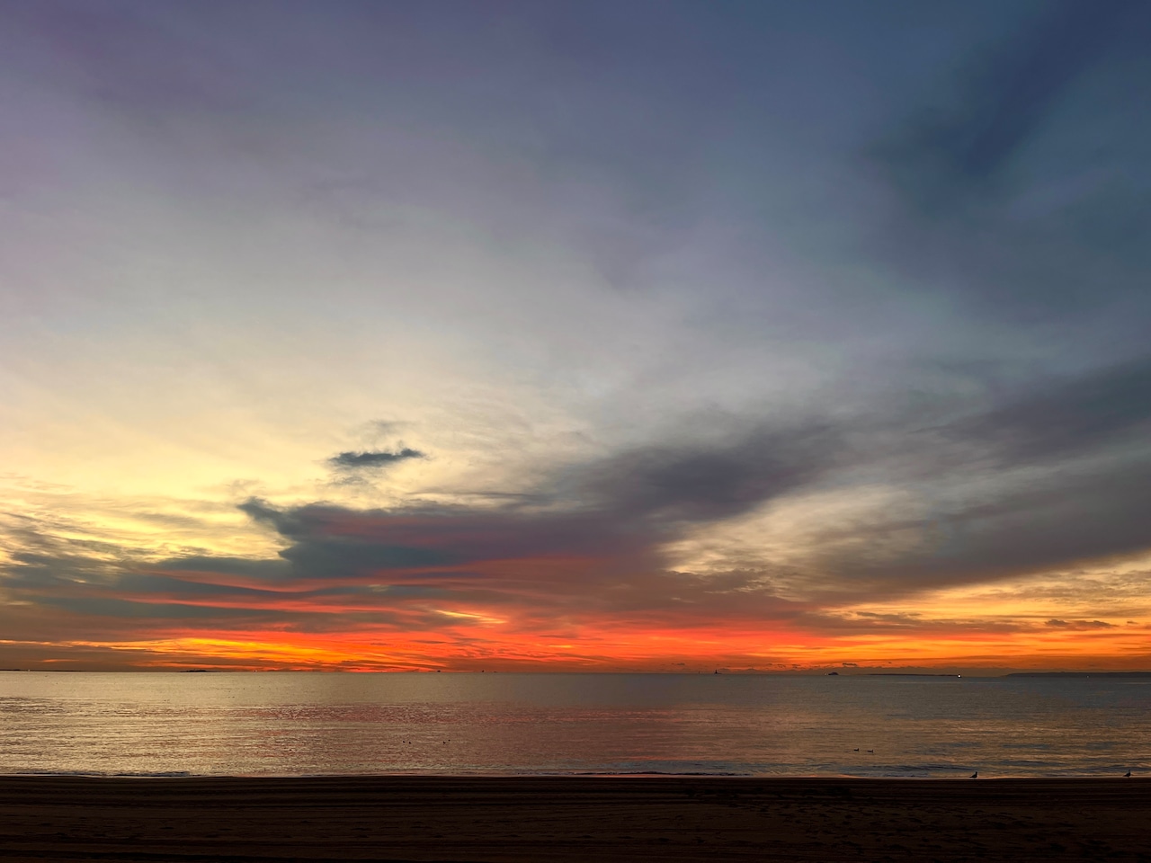 Sunrise in Midland Beach on Staten Island