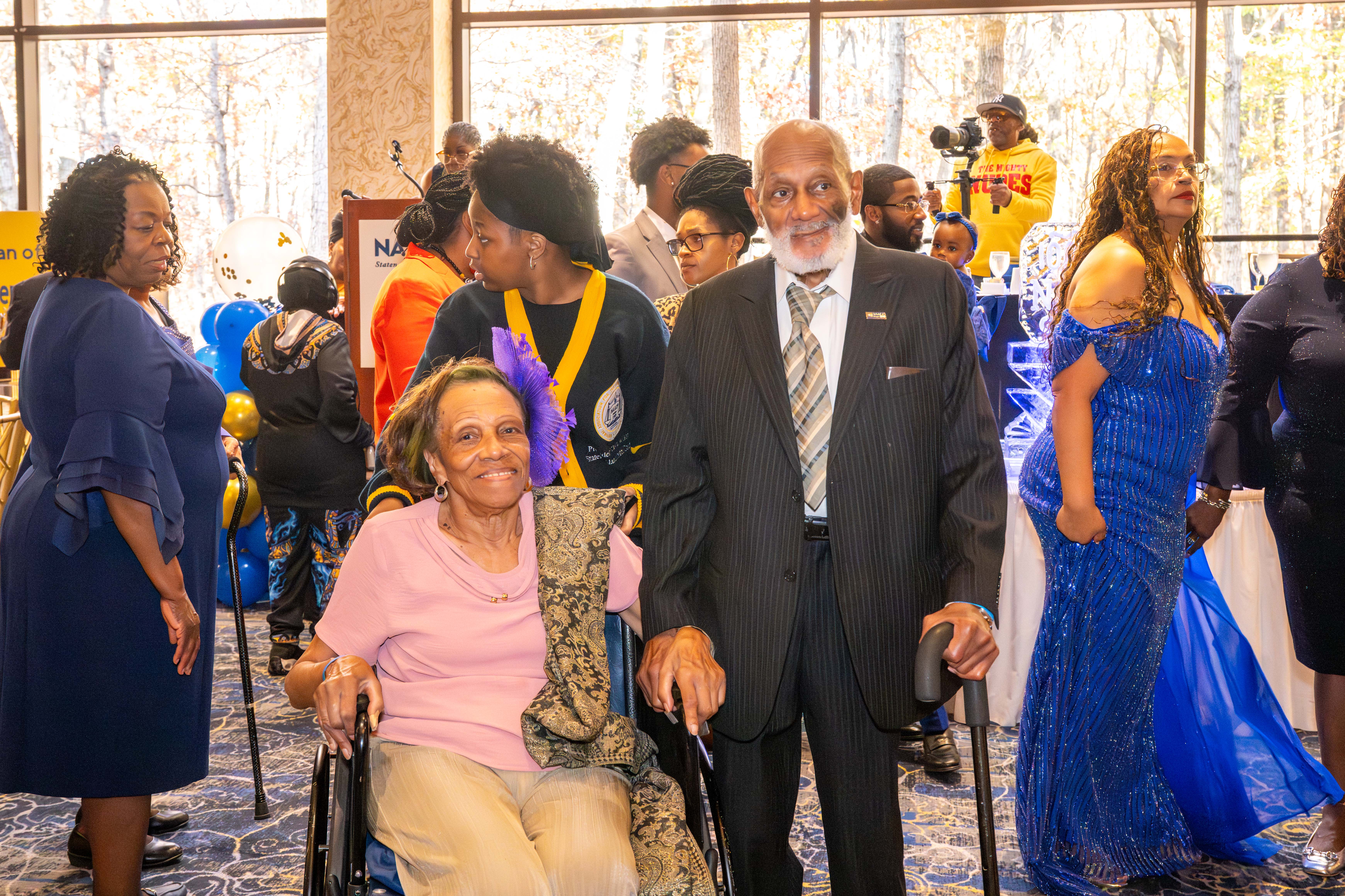 Clara Sue Ogburn ånd Edward C. Josey attend the Staten Island NAACP’s Freedom Fund Luncheon held at Nicotra’s Ballroom at the Hilton Garden Inn on Saturday, November 8, 2025, in Bloomfield. The milestone event marked 100 years of service to the community. (Owen Reiter for the Advance/SILive.com)