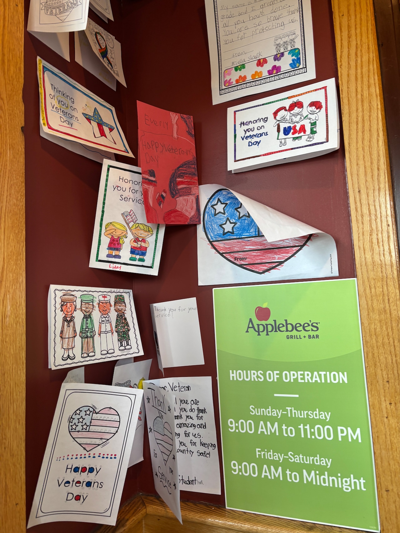 Applebee's Veteran's Day