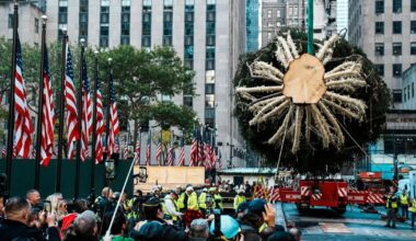Rockefeller Center Christmas tree arrives in Manhattan, kicking off New York's holiday season | National News