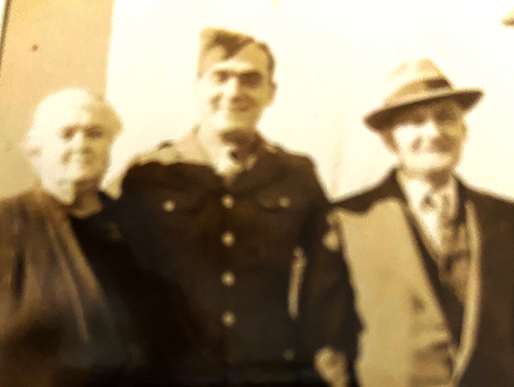 Dino Berato of Mariners Harbor with his parents Guido and Maria. Dino served in the U.S Army during WW II in the Pacific Theater from 1942 to 1945. Photo taked during his homecoming in 1946. (Submitted by Andrew Berato)