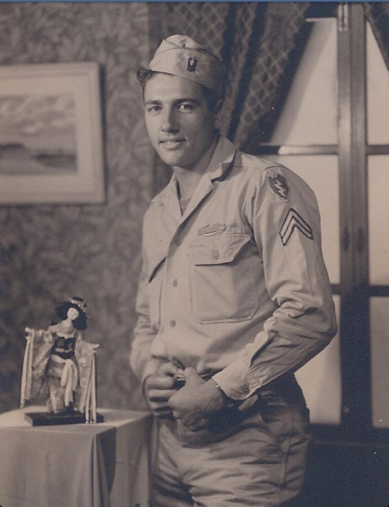 My grandfather Leon H. Kowalski picture taken1943- he was a lifelong resident of Grasmere Staten Island- US Army Veteran Served in the US Army's 27th Infantry 25th Division called "Tropical Lightening" in the Pacific theater. Honorably discharged as sergeant in 1946. (Submitted by Jen Kowalski)
