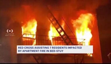 Thanksgiving fire displaces multiple Bed-Stuy residents