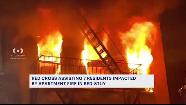 Thanksgiving fire displaces multiple Bed-Stuy residents