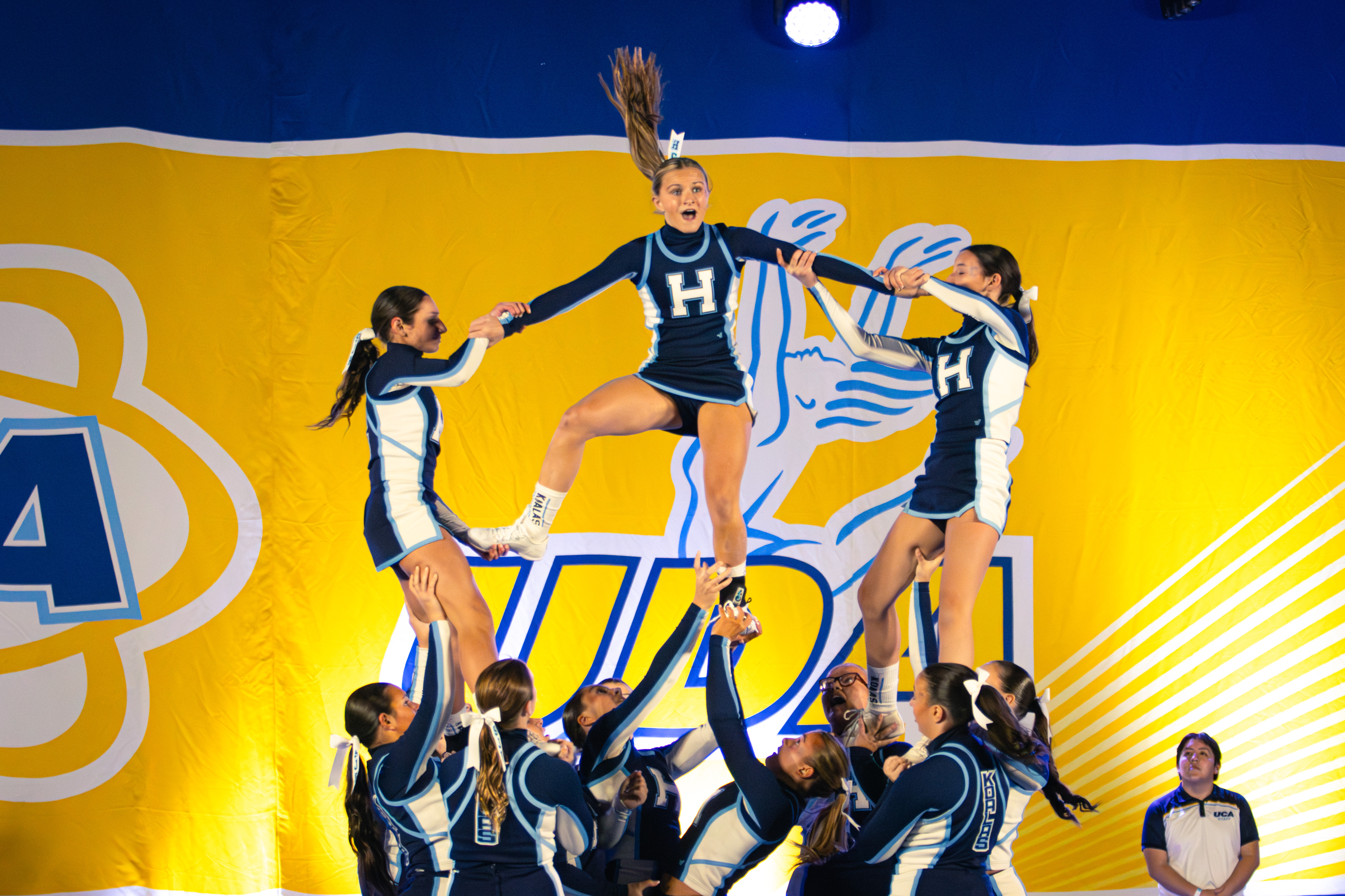 NDA, Sea, Hill earned their spots at Nationals on Sunday, competing at the UCA Northeast Regional at CURE Insurance Arena. (Annie DeBiase for the Advance/SILive.com