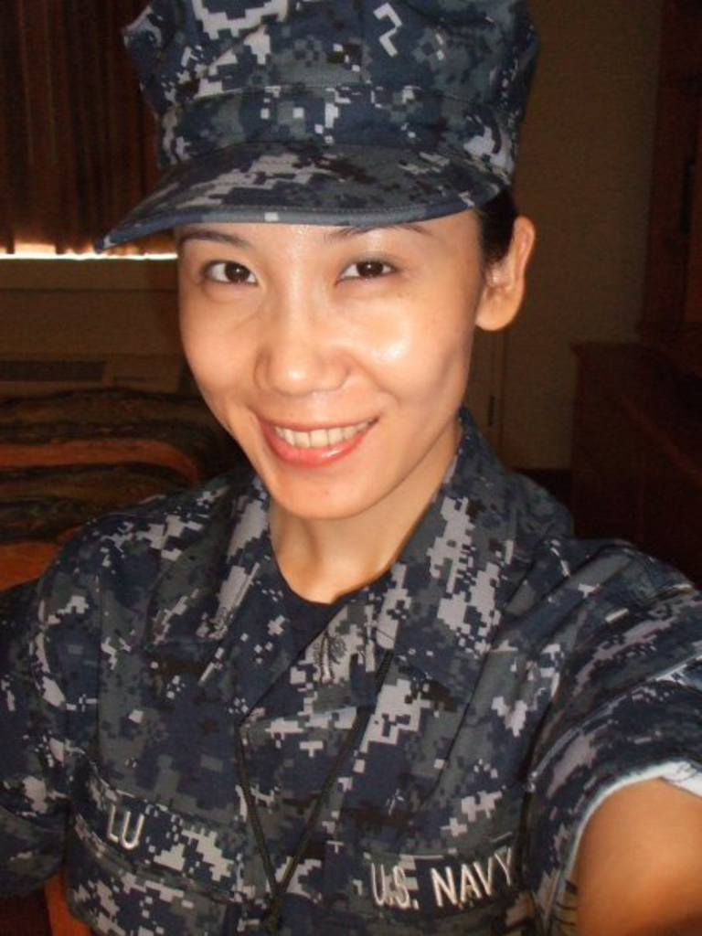 U.S.NAVY member Shujun Lu, pictured here in 2010, served for four years under ACU4 (ASSAULT CRAFT UNIT FOUR) in Virginia Beach, VA.