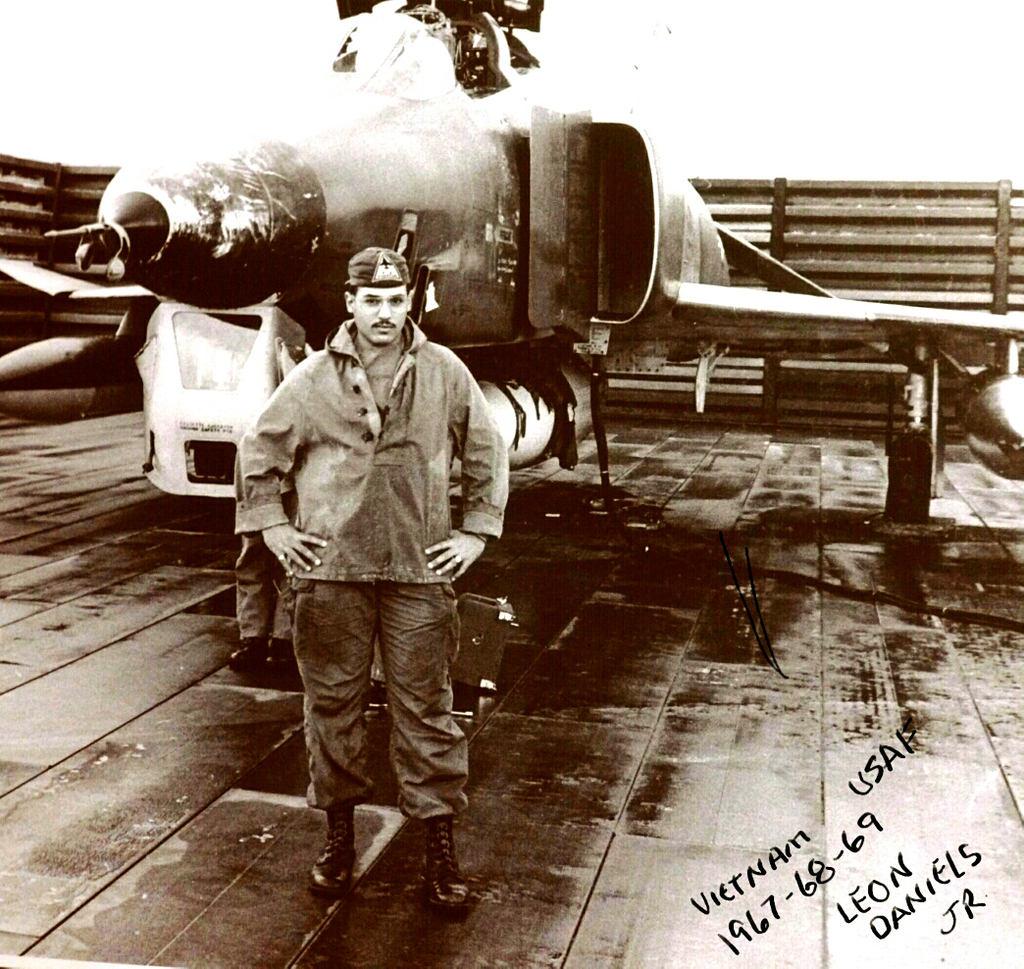 Leon Daniels, Jr., U.S. Air Force, 1967-69, Vietnam. (Submitted by pitchphoto)