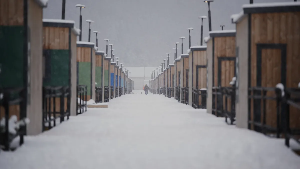 Behind the scenes of Cortina’s trailer-park Olympic Village – NBC New York