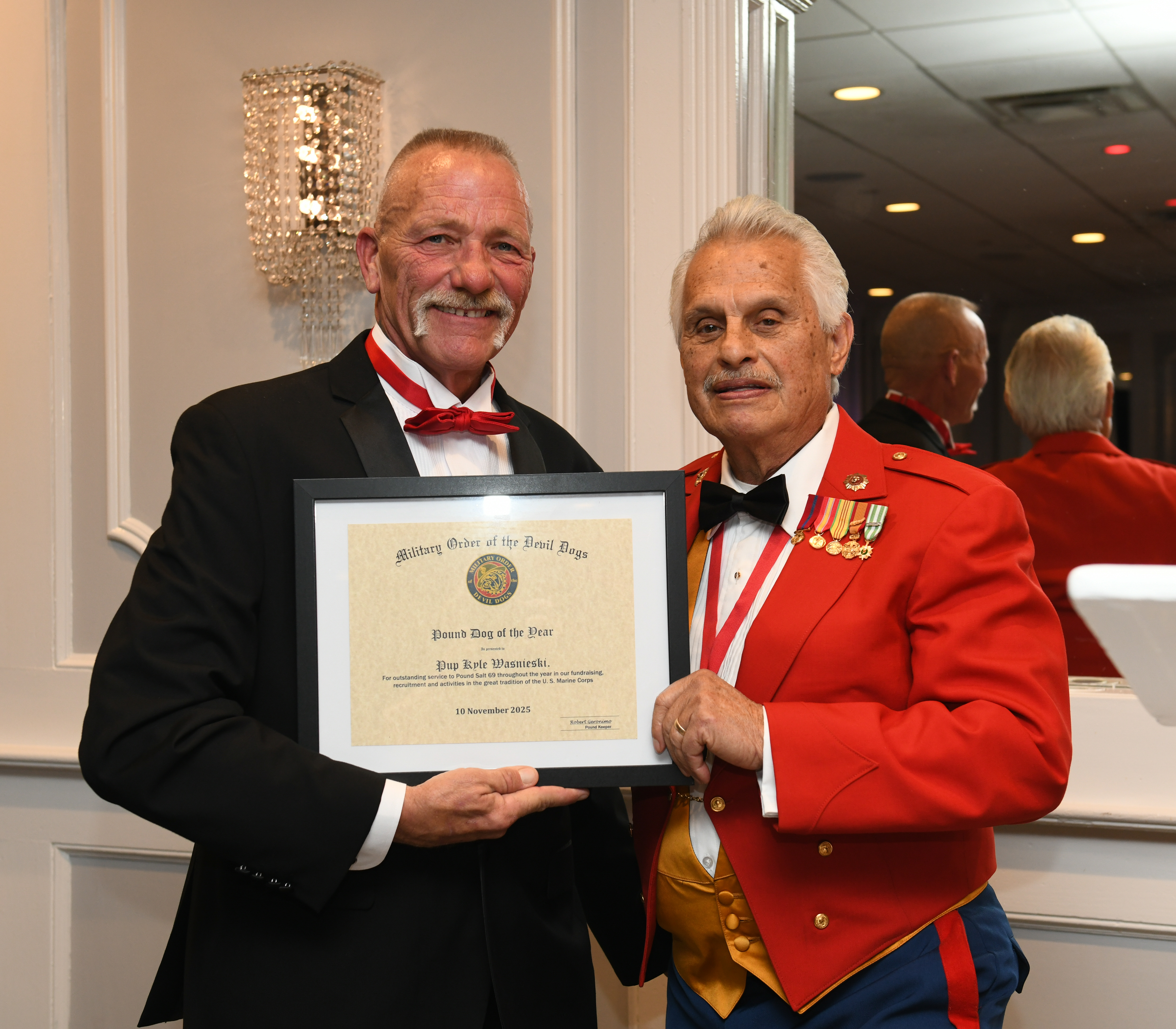 The Sgt. Angel Mendez Marine Corps League Detachment 246 celebrated the 250th Anniversary of the Marine Corps at LiGreci's Staaten on Nov.7, 2025.(Steve White for the Advance/SILive.com)