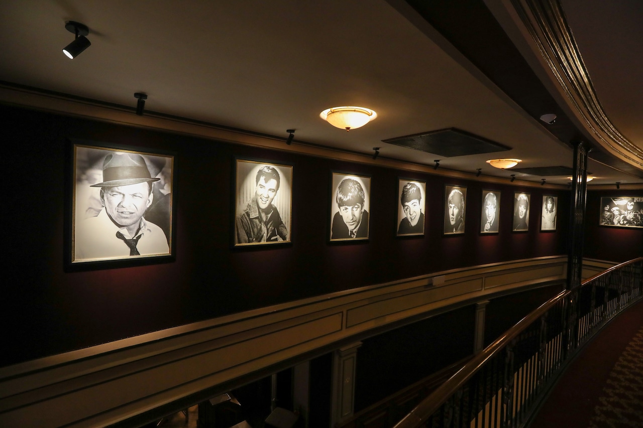 The Ritz Theatre's celebrity wall