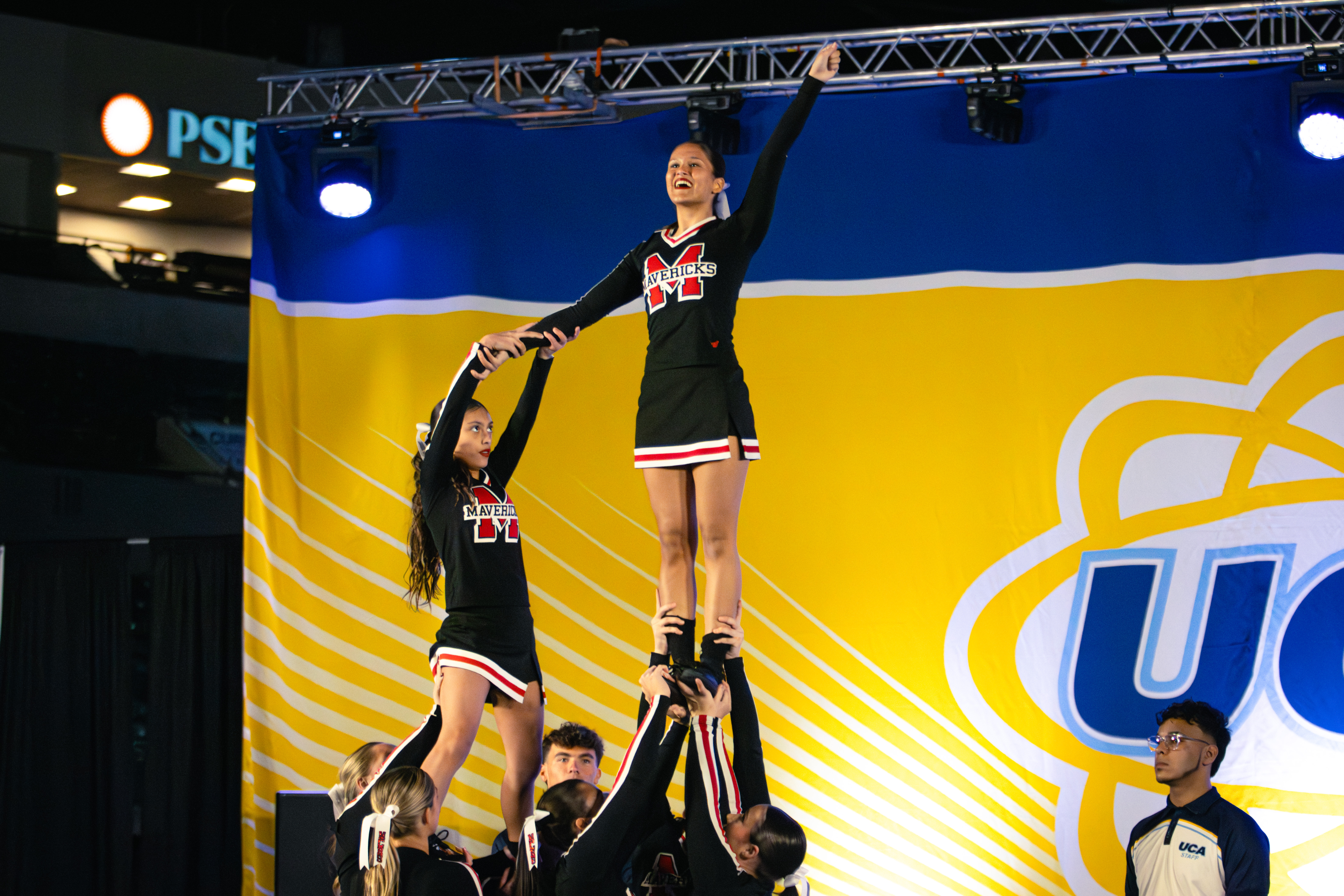 NDA, Sea, Hill earned their spots at Nationals on Sunday, competing at the UCA Northeast Regional at CURE Insurance Arena. (Annie DeBiase for the Advance/SILive.com