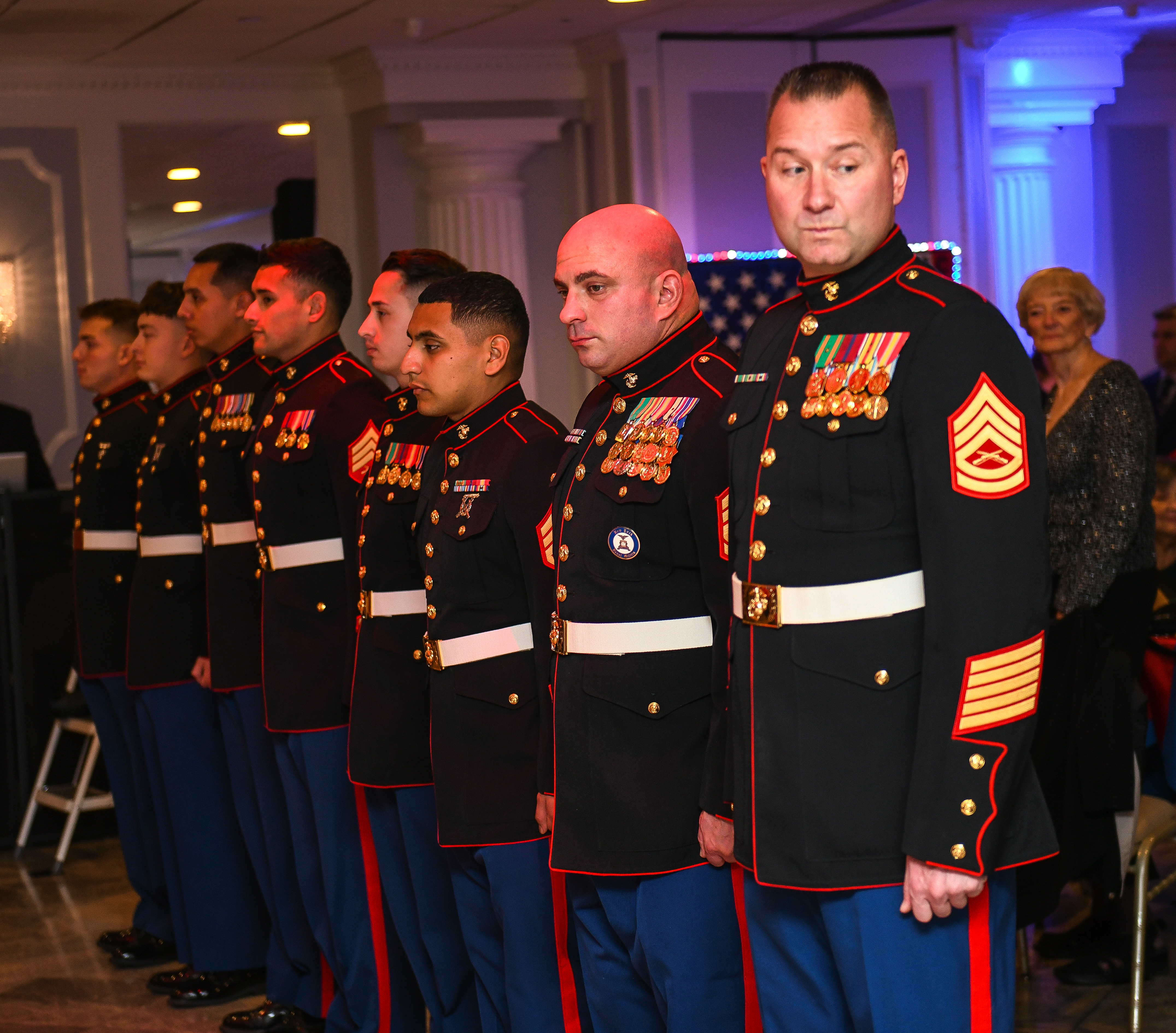 The Sgt. Angel Mendez Marine Corps League Detachment 246 celebrated the 250th Anniversary of the Marine Corps at LiGreci's Staaten on Nov.7, 2025.(Steve White for the Advance/SILive.com)