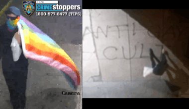 The NYPD is searching for a vandal who made "anti-Christian" graffiti at multiple Queens churches