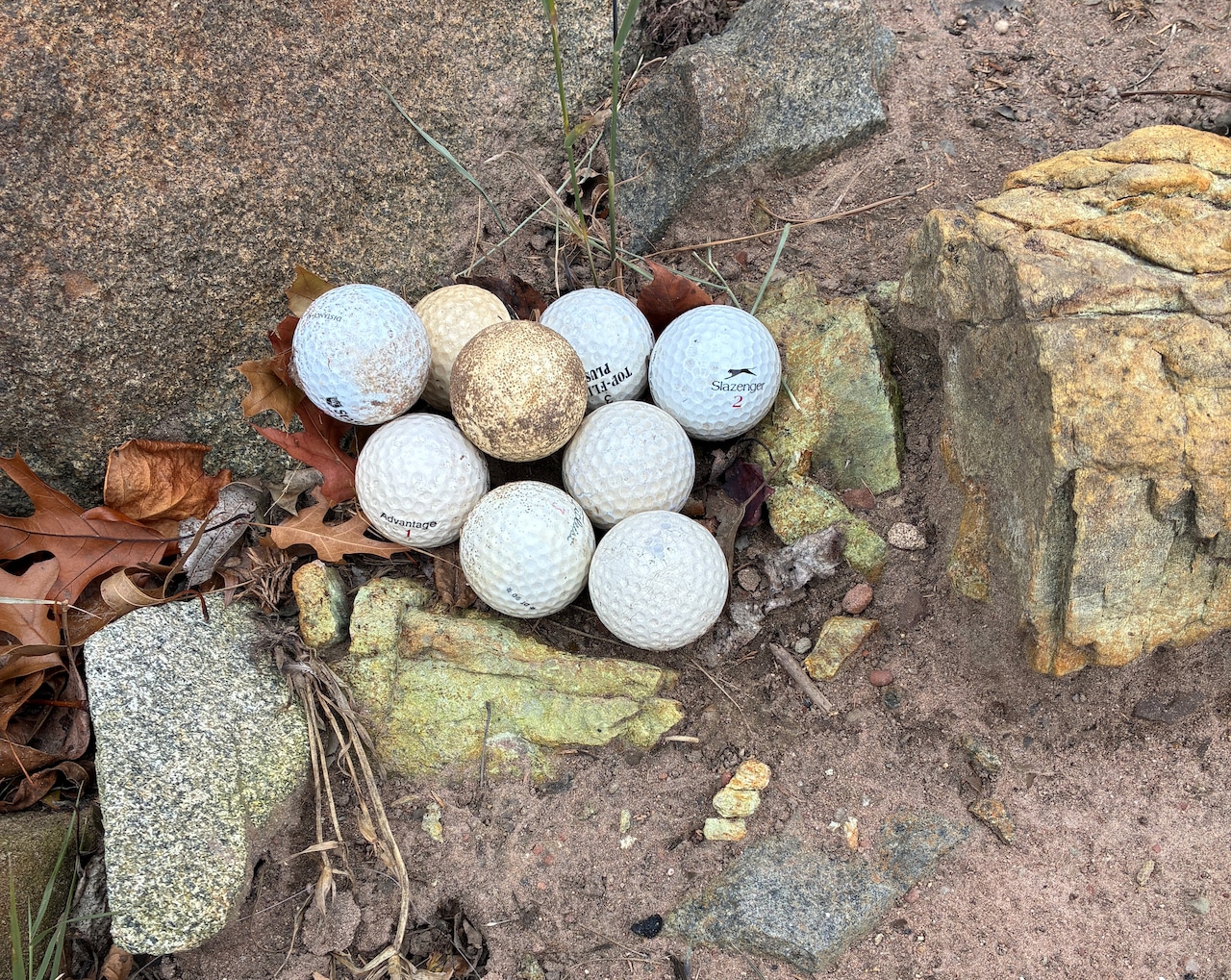 golf ball graveyard