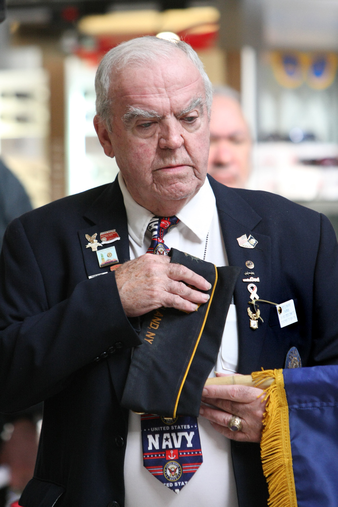 The American Legion of Richmond County holds its annual Veterans Day Ceremony, center court at the Staten Island Mall. (Staten Island Advance/ Jan Somma-Hammel) Staff-Shot
