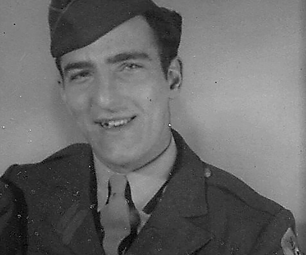 Melvin Ginzburg, a native of Staten Island from New Brighton wqs born in 1920. He served in the U.S. Army as a Corporal from Oct. 26, 1942 to Feb, 1, 1946. He was stationed at Burtonwood AirBase, United Kingdom. My Dad was picked for the base basketball team to compete In U.K and France and was rated the number one guard in Europe. His team played in Dublin, Ireland promoting basketball in Ireland. My Dad and his family were very well known in sports during his time, he was an alumni of Curtis High School and played pro basketball in New Jersey with a team called “The Atoms.” He and his brother's also played basketball were called the "Flying Ginzburg’s.” (Submitted by Eileen Ginzburg)