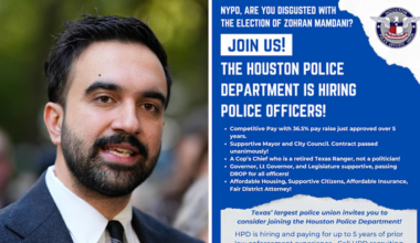 Houston Police Officers’ Union looking to recruit officers from New York City following mayoral election results