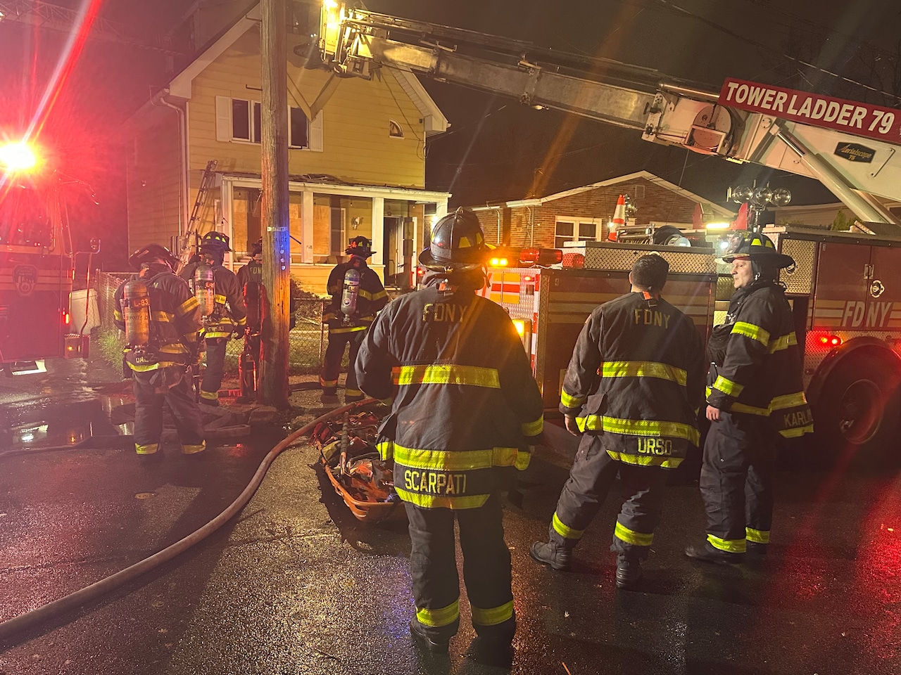 FDNY fights fire in West Brighton