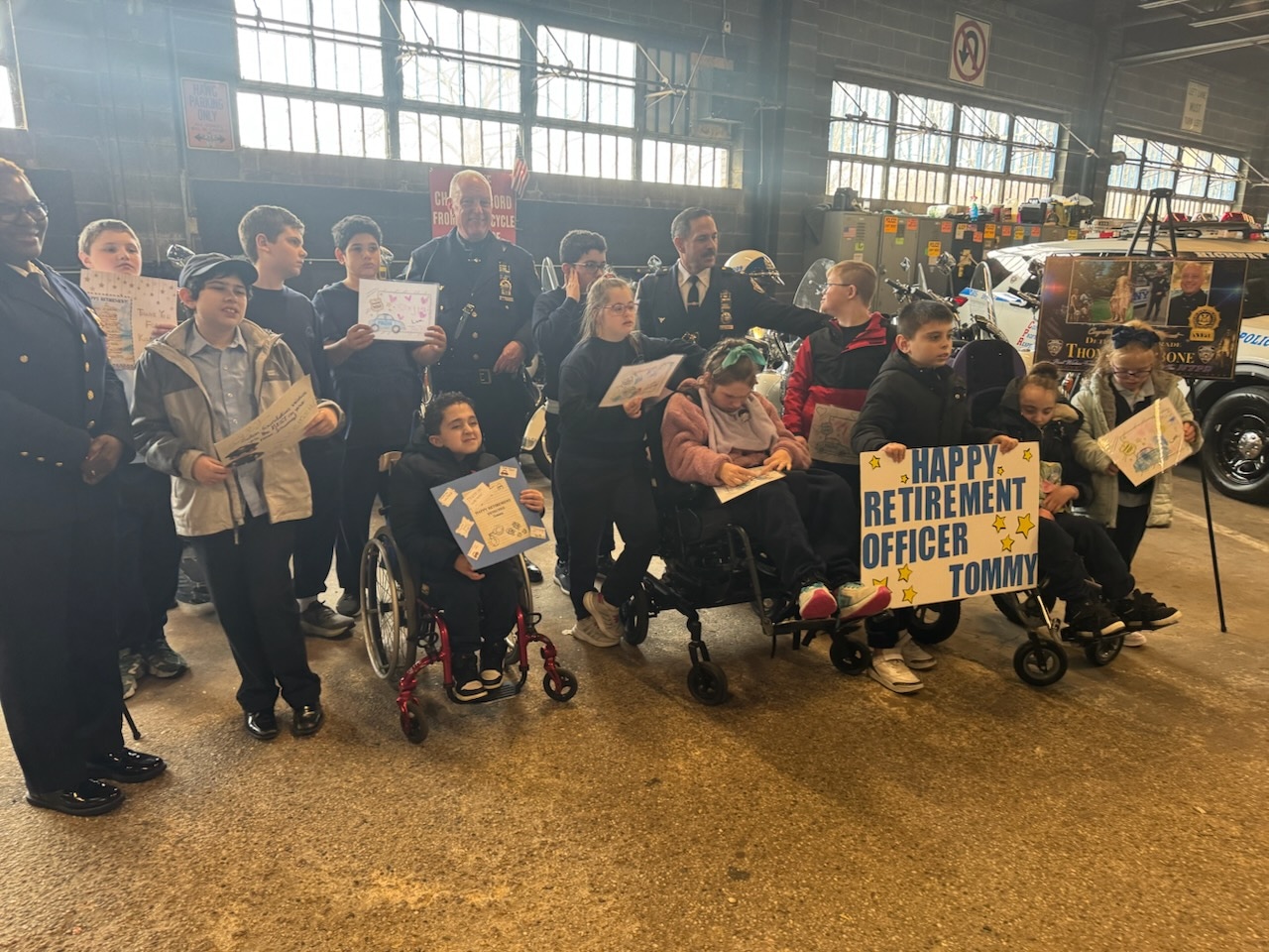 Detective Thomas Cerbone retires from NYPD Highway Patrol.