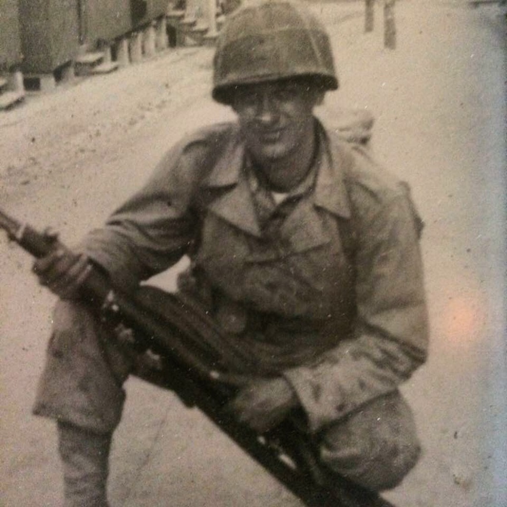 Tom Smith born in 1924 in New Brighton , he was discharged in 1946 as a Staff Sargent in the 1st Division, 18th Infantry. He served in the Hurtken Forest between Belgium and Germany boarder., the battle for Aachen. He ended up in the “Battle of the Bulge where he was awarded the Bronze Star. Returning to Staten Island he went to work for Standard Oil. Tom passed away in 2014 in his home in Florida,” my father, my hero, (Submitted by Tom Smith)