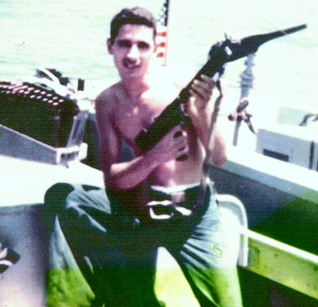 US Navy, member, Al Cataneo of Mariners Harbor, poses in this photo while serving in Vietnam from 1966-1967.