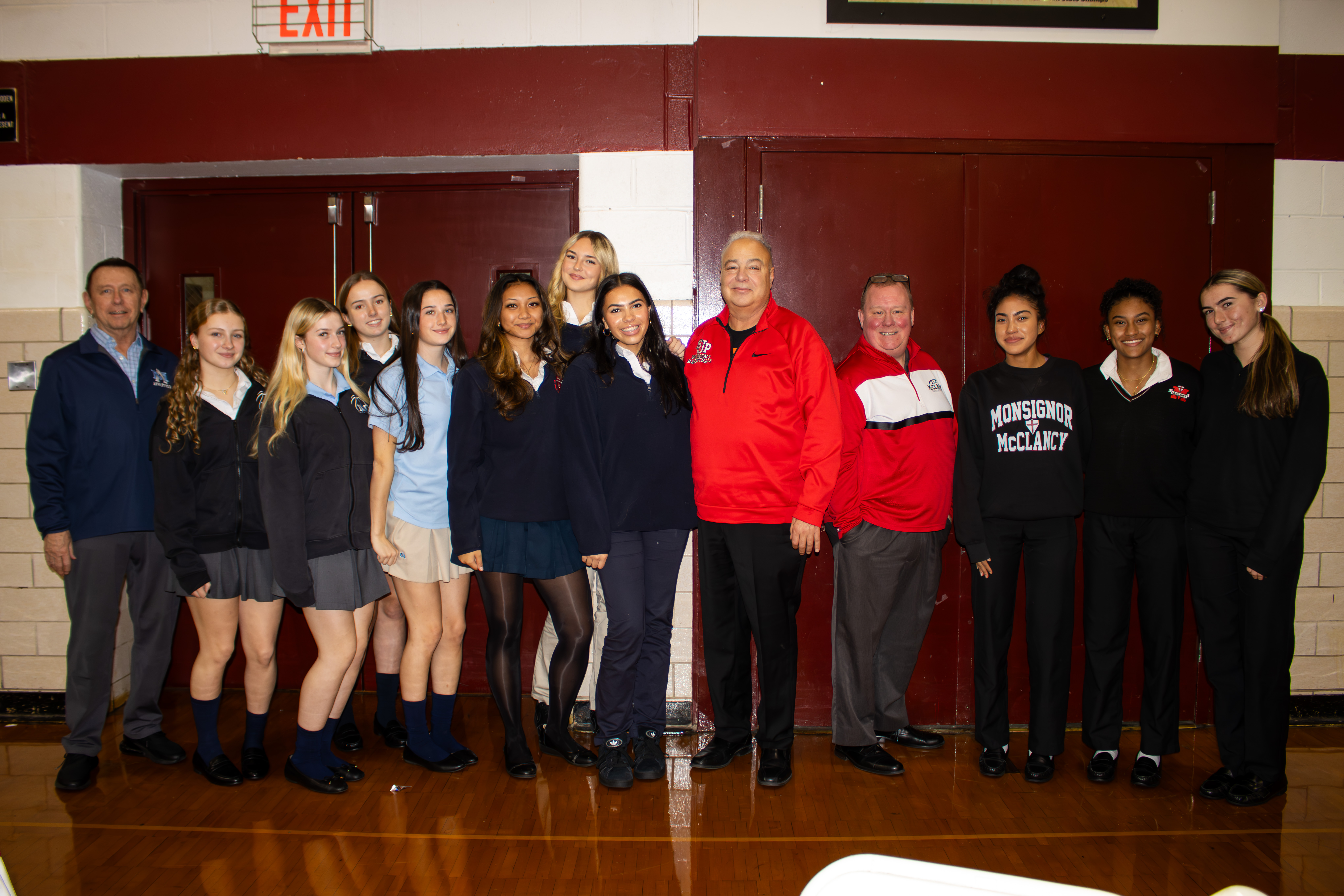 All four Staten Island CHSAA schools, alongside 26 other teams across the league, took part in the second annual event at Christ the King Monday evening. (Annie DeBiase for the Advance/SILive.com)