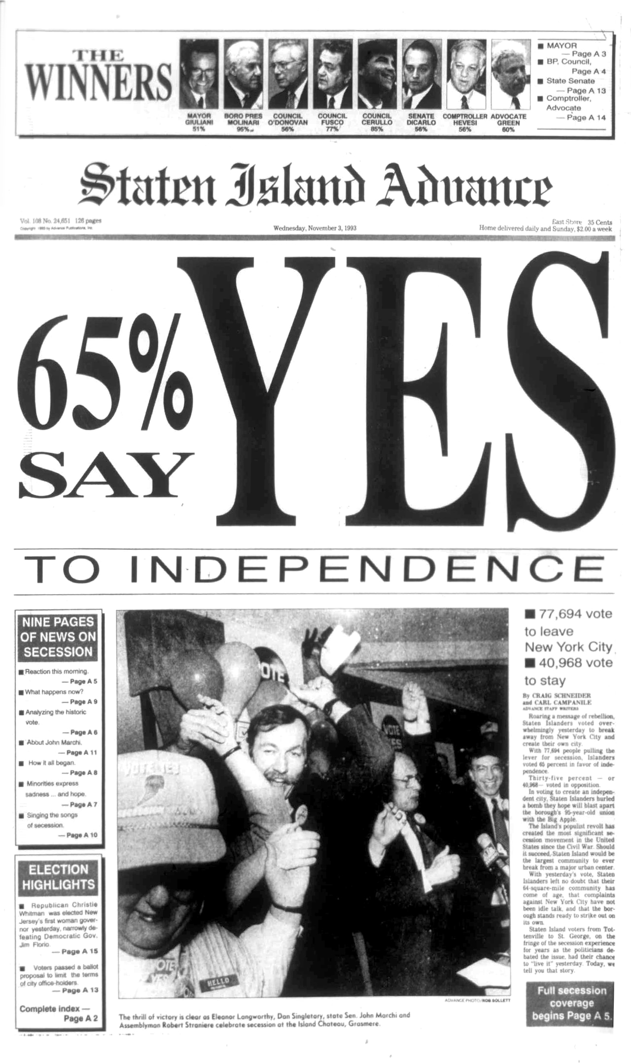 November 3, 1993