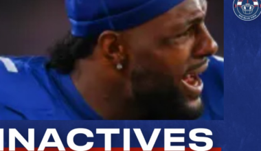 Giants-Packers inactives: New York will be down 5 starters