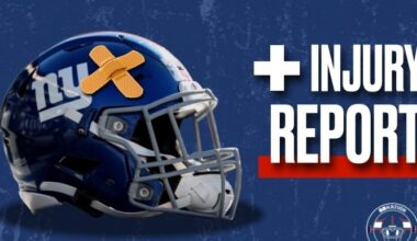 Giants-Bears final injury report: New kicker for New York on Sunday