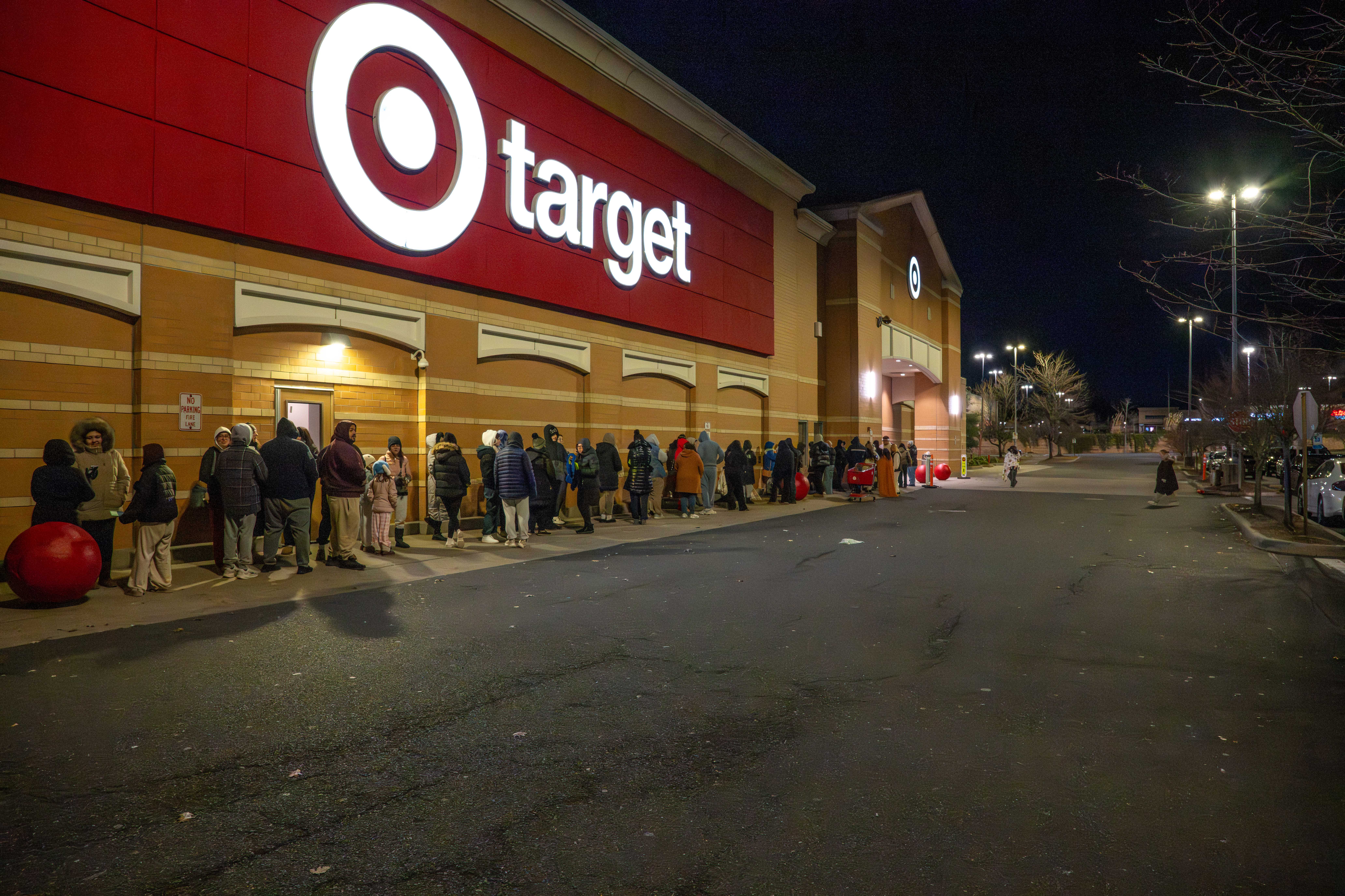 Shoppers flock to Target at the Bricktown Shopping Center on Friday, November 28, 2025, in Charleston. (Owen Reiter for the Advance/SILive.com)