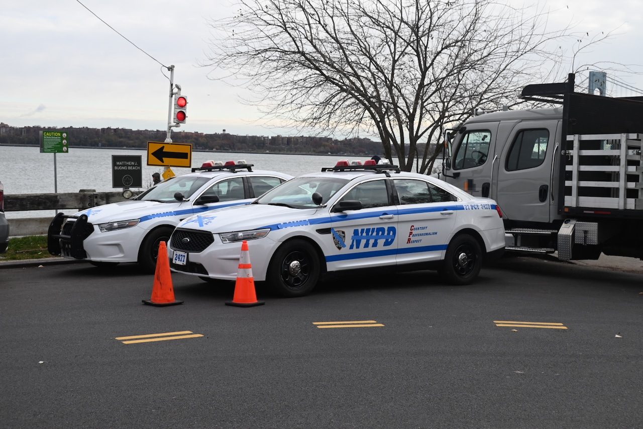 "Law & Order" filming on Nov. 13, 2025