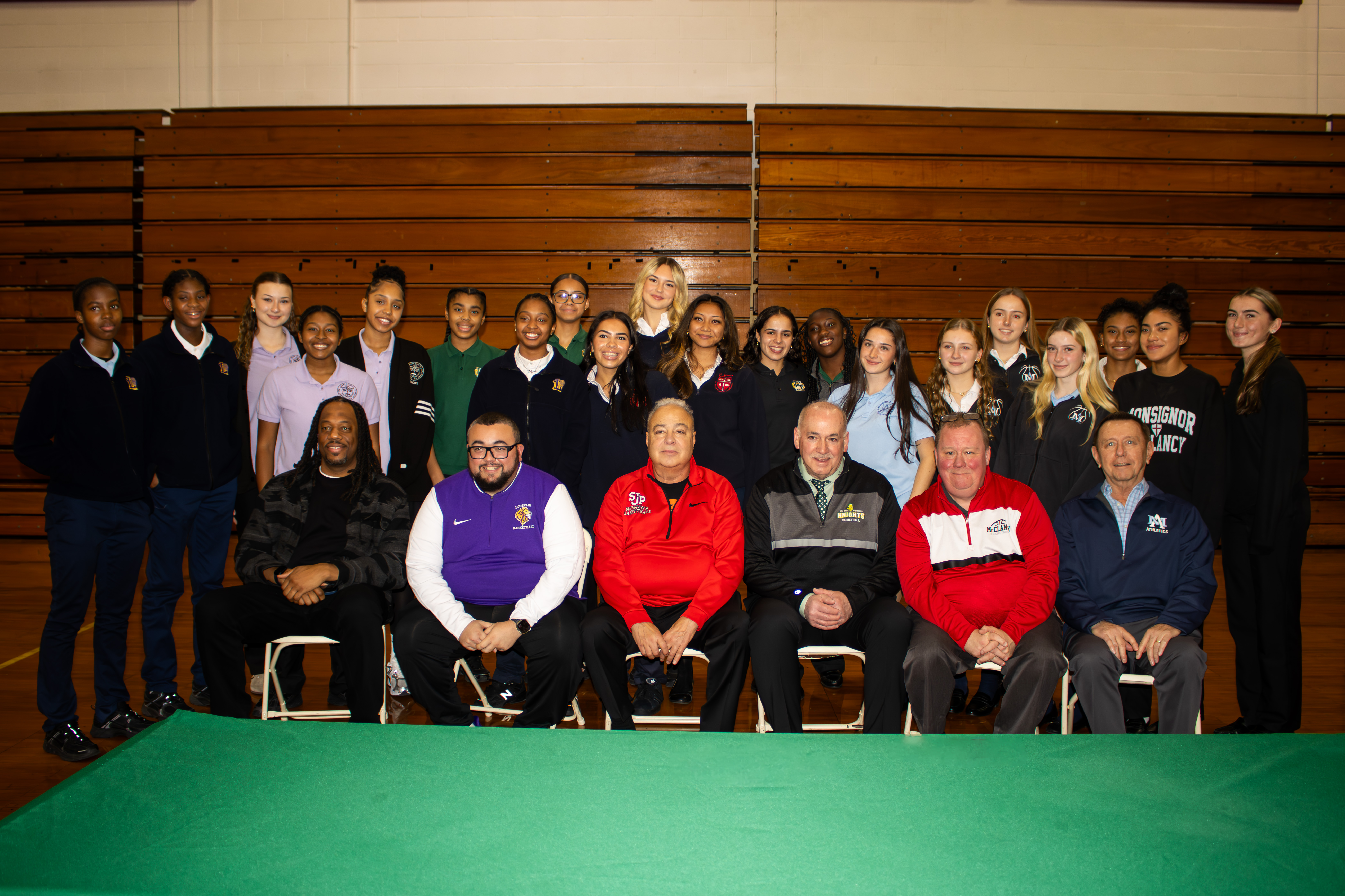 All four Staten Island CHSAA schools, alongside 26 other teams across the league, took part in the second annual event at Christ the King Monday evening. (Annie DeBiase for the Advance/SILive.com)