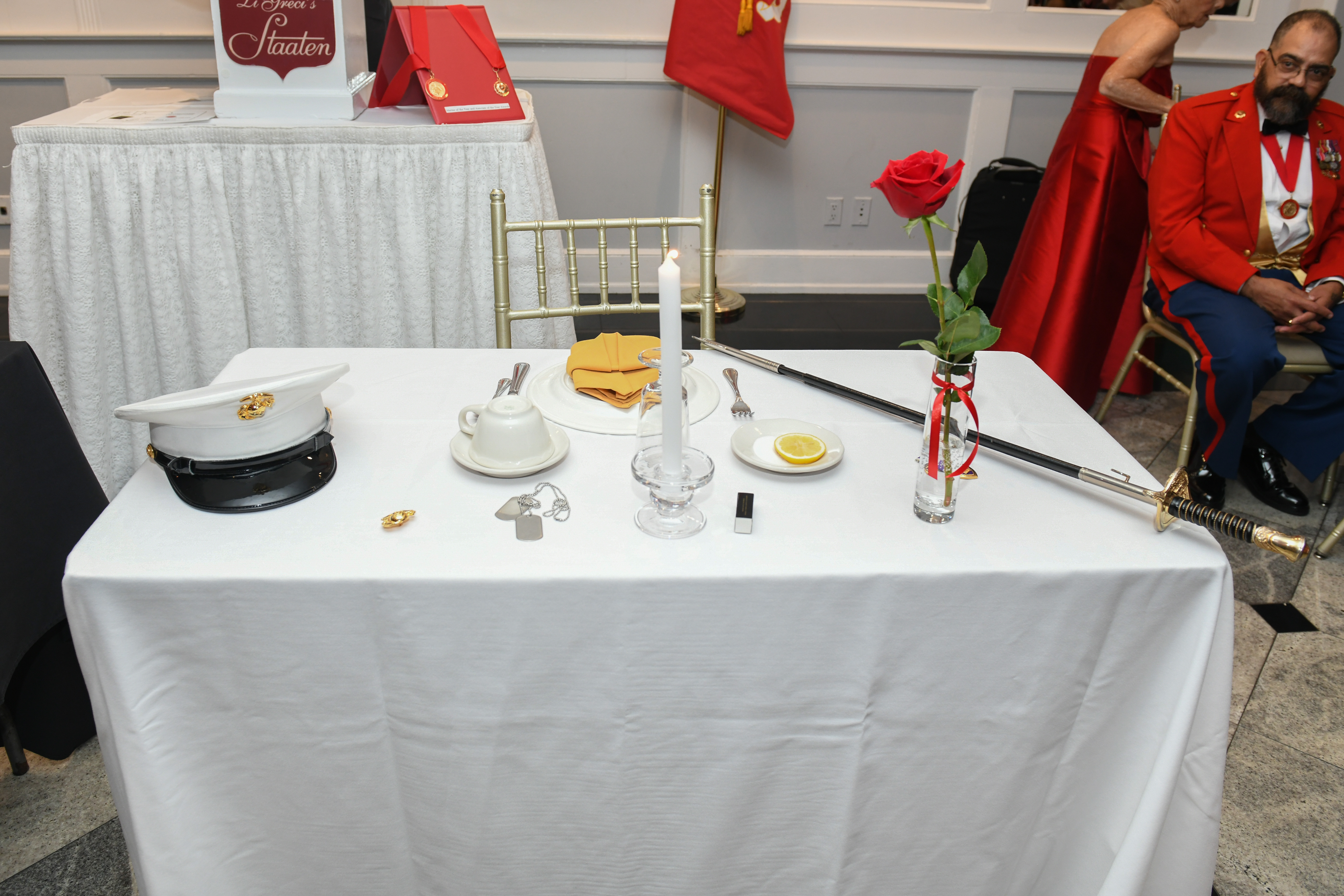 The Sgt. Angel Mendez Marine Corps League Detachment 246 celebrated the 250th Anniversary of the Marine Corps at LiGreci's Staaten on Nov.7, 2025.(Steve White for the Advance/SILive.com)
