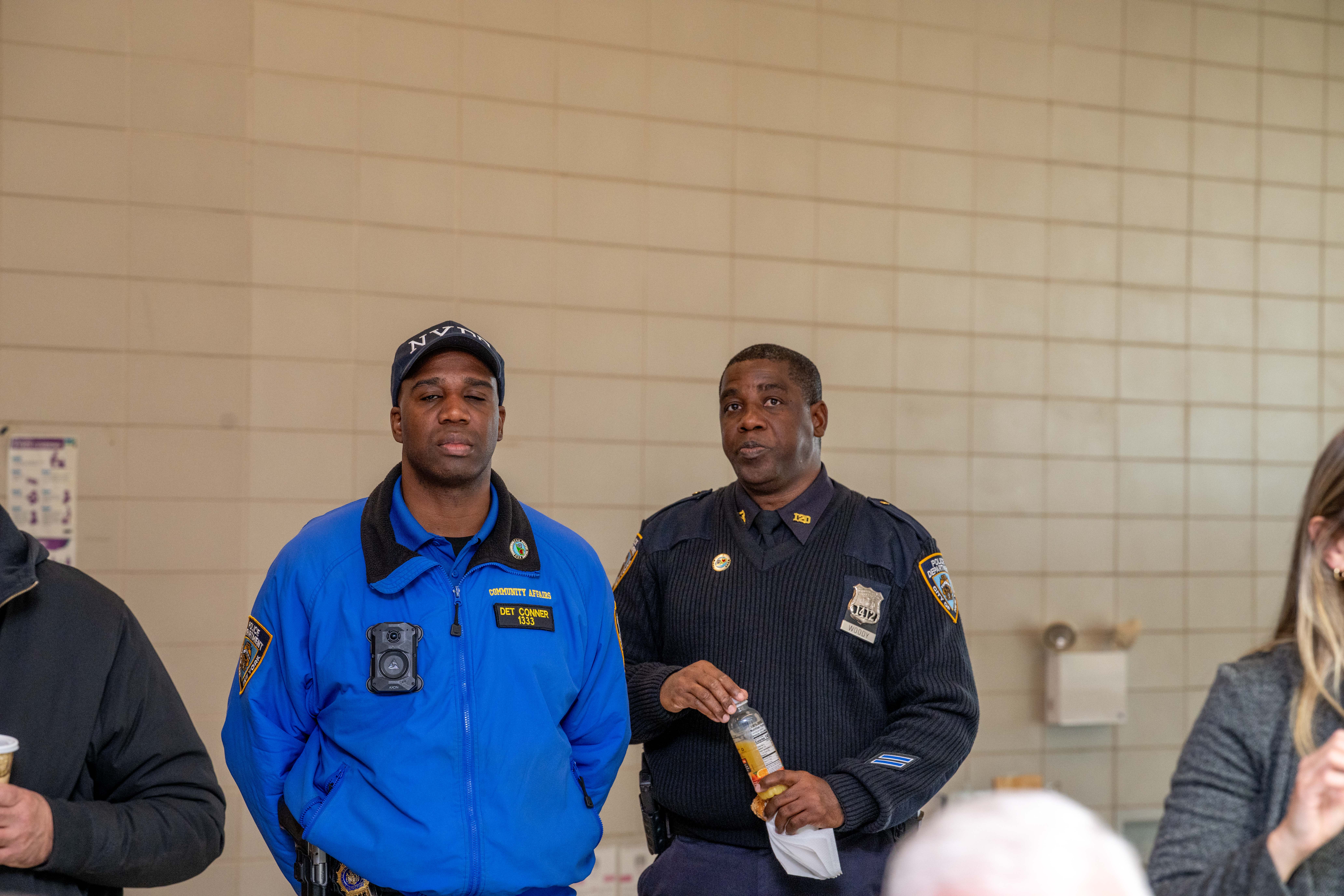 Friends, family, community leaders, elected officials, and fellow NYPD members gather at the 121st Precinct on Saturday, November 15, 2025, in Graniteville for the 10th annual Staten Island Remembers, honoring fallen Staten Islanders who served in the New York Police Department. (Owen Reiter for the Advance/SILive.com)