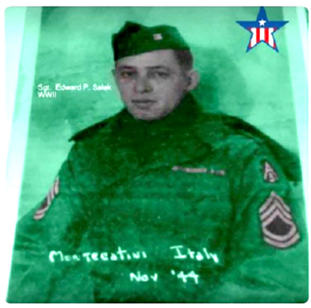Edward P Salek Sr. of New Brighton served in the U.S. Army in Italy and North Africa. Photo taken in 1944. (Submitted by nia1957)