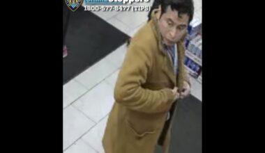 Police are looking for a man suspected of stealing medicine and punching a victim in the face. Photo: NYPD