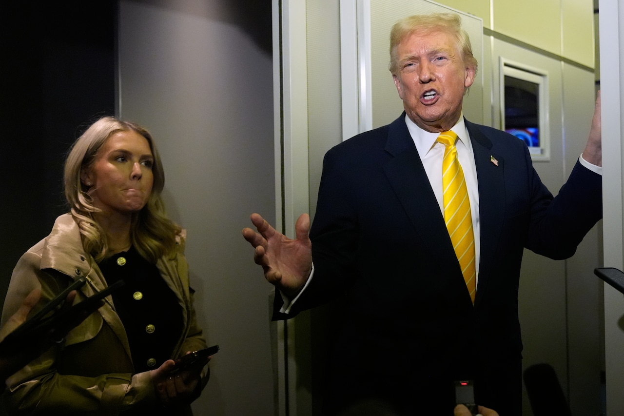 Trump in disgraceful, 2-word rip at female reporter as Epstein crisis escalates