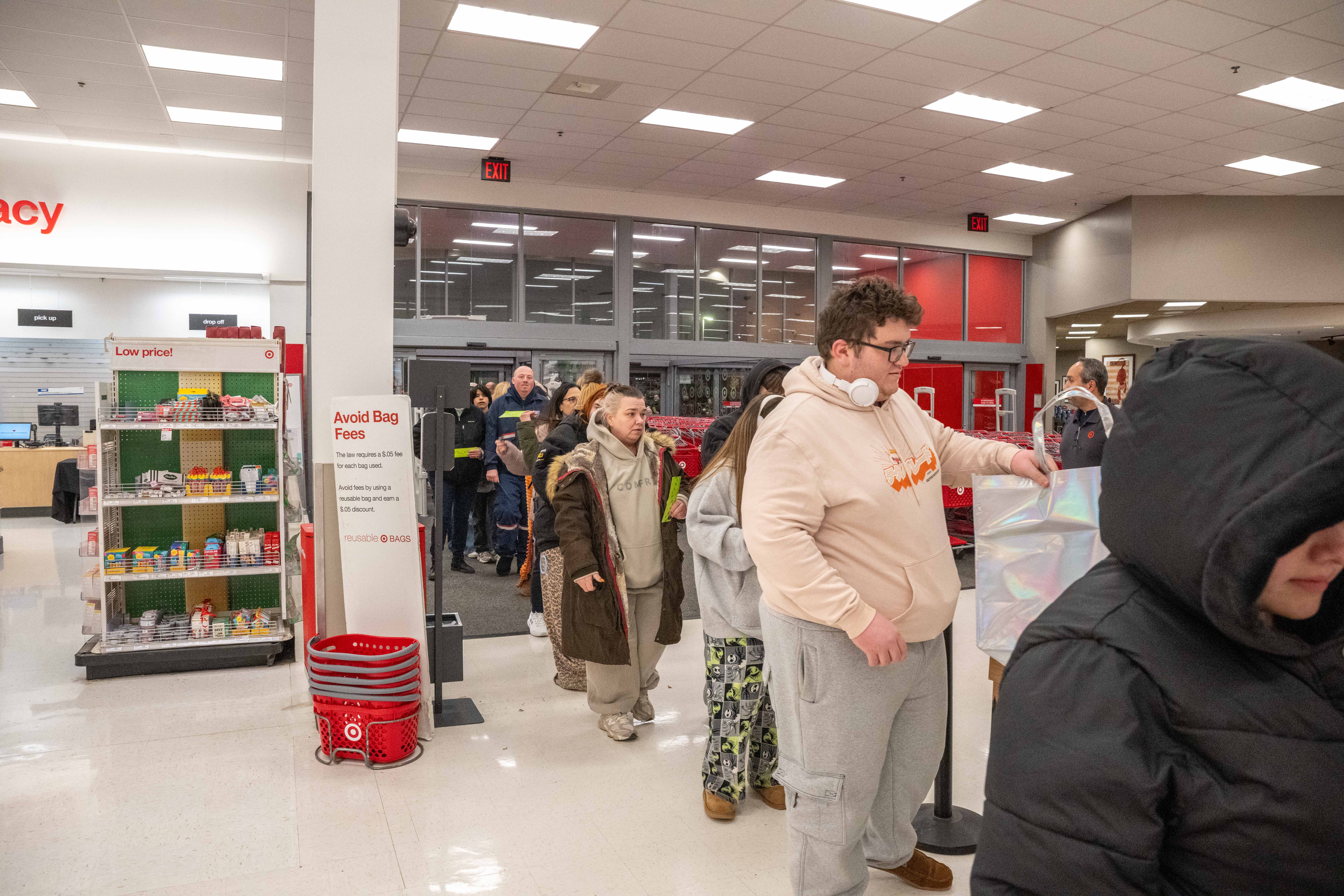 Shoppers flock to Target at the Bricktown Shopping Center on Friday, November 28, 2025, in Charleston. (Owen Reiter for the Advance/SILive.com)