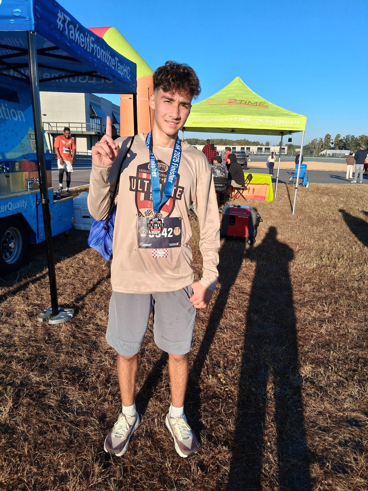 STP senior wins road race