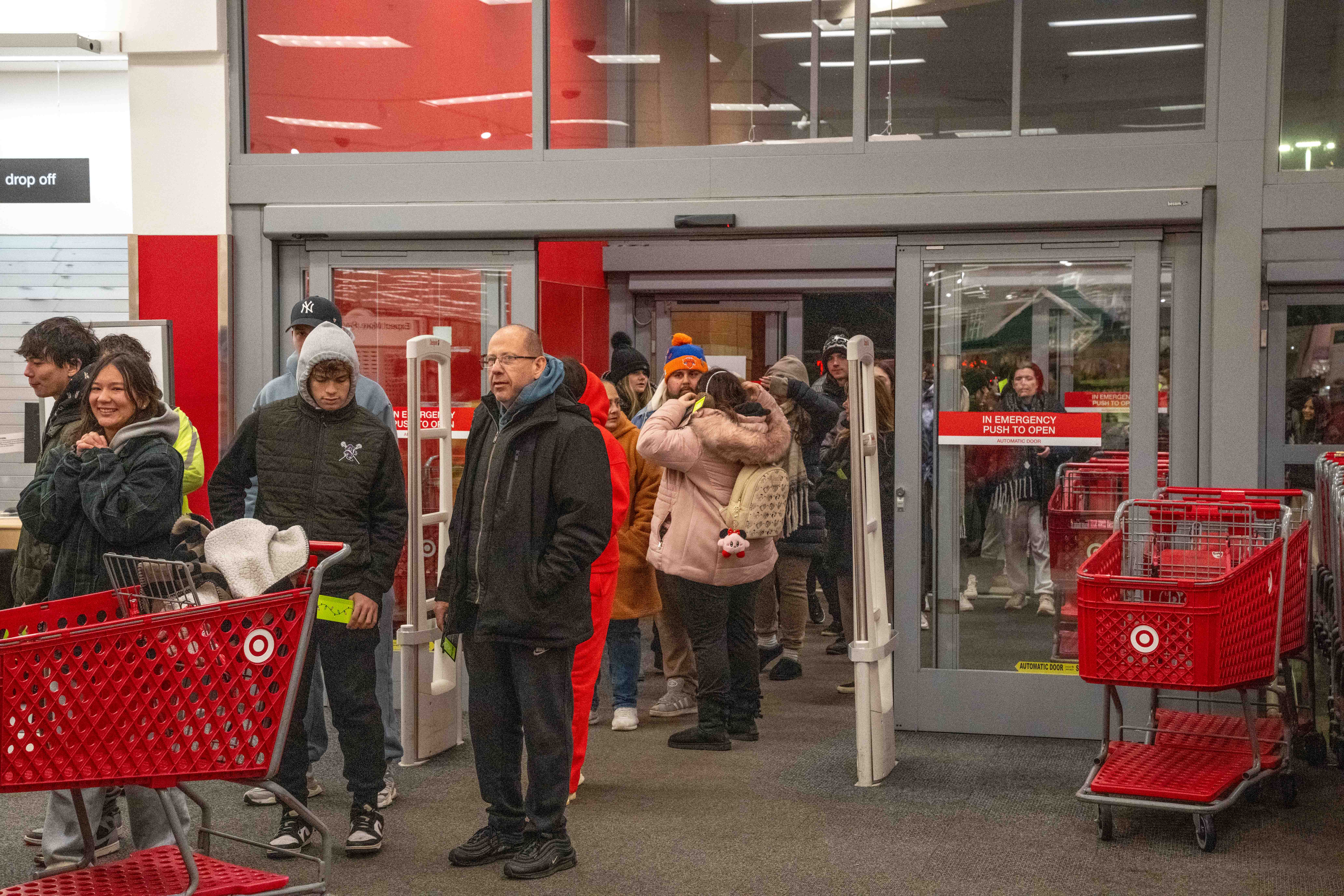 Shoppers flock to Target at the Bricktown Shopping Center on Friday, November 28, 2025, in Charleston. (Owen Reiter for the Advance/SILive.com)