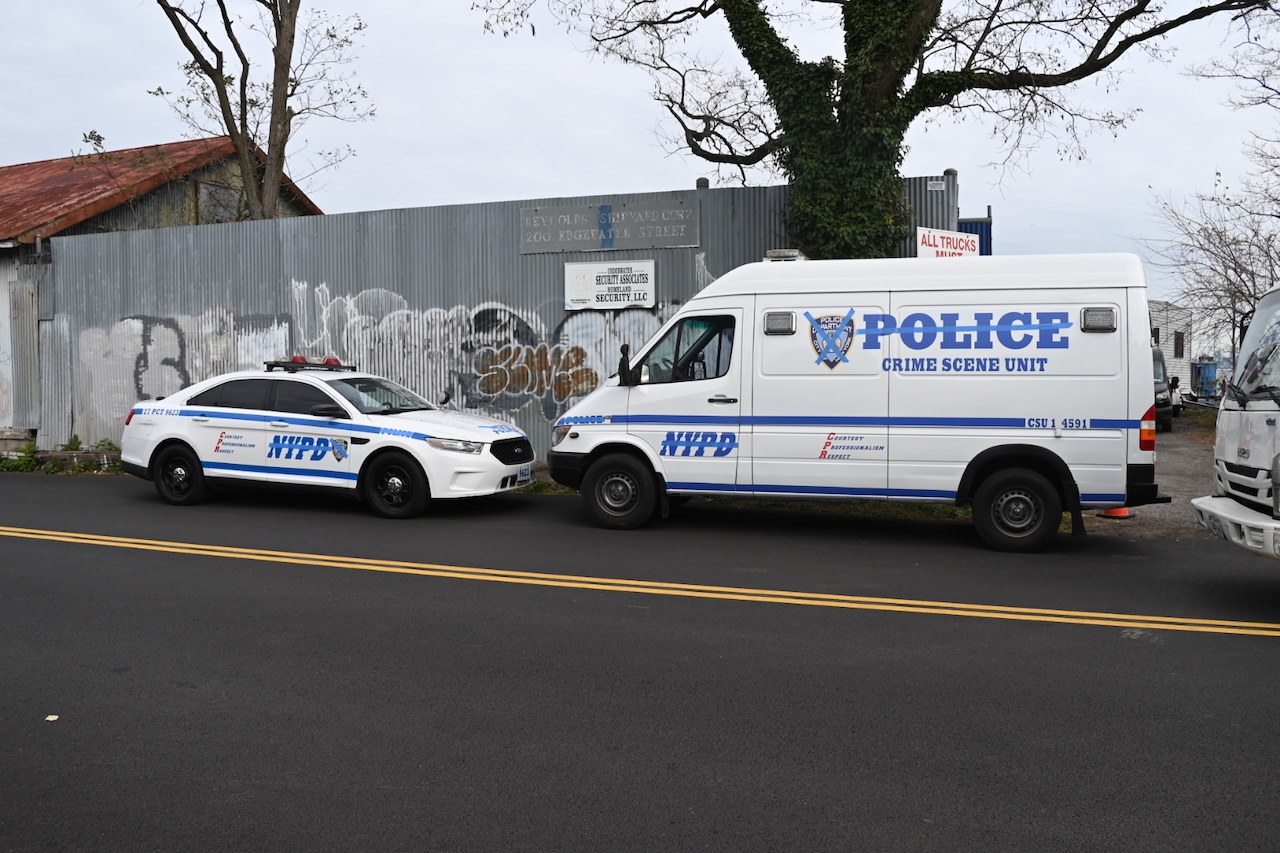 "Law & Order" filming on Nov. 13, 2025